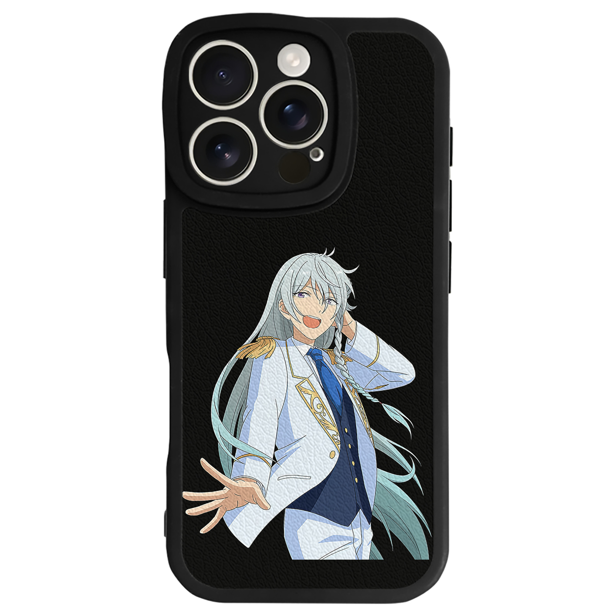 （画像用） あんさんぶるスターズ! Ensemble Stars 【iPhone 16シリーズ対応】シリコンスマホケース（レザー調） 材質：シリコン